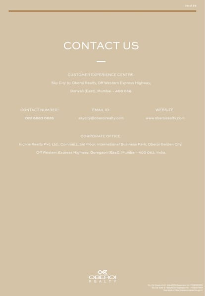 Oberoi Sky City Brochure Image 30