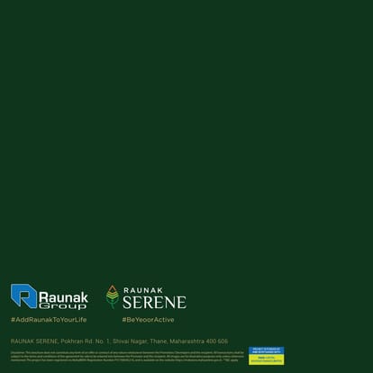 Raunak Serene Brochure Image 1
