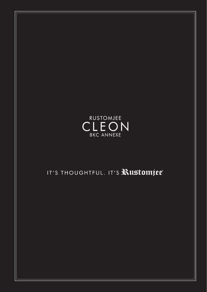 Rustomjee Cleon Brochure Image 1