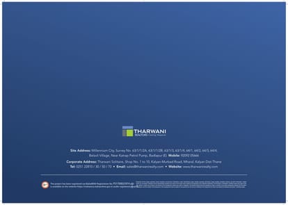 Tharwani Millennium City Brochure Image 22