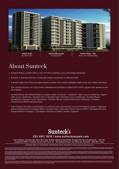 Sunteck Sky Park Brochure Image 6