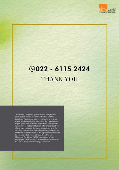 Ekta Crest Brochure Image 20