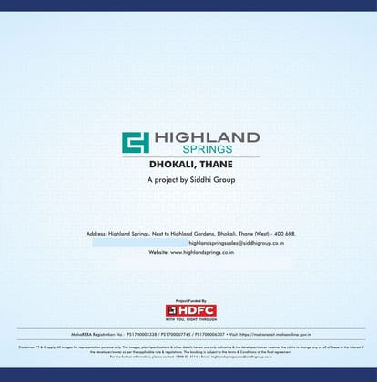 Siddhi Highland Springs Brochure Image 5