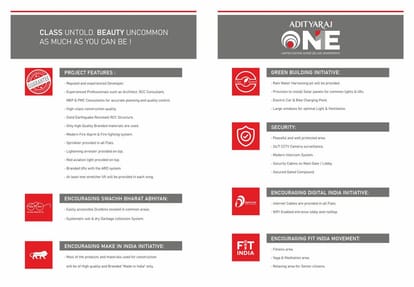Adityaraj One Brochure Image 10