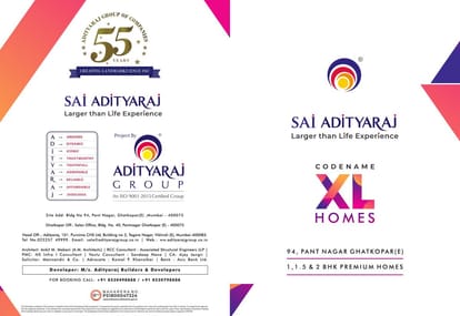 Adityaraj Sai XL Homes Brochure Image 1