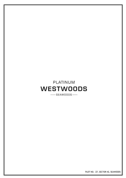 Platinum Westwoods Brochure Image 1