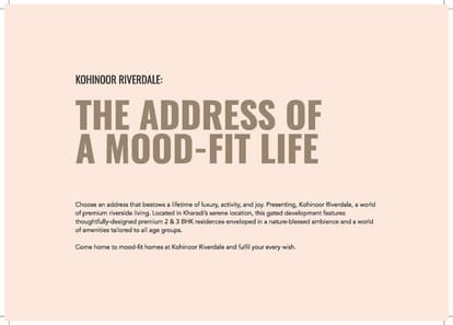 Kohinoor Riverdale Brochure Image 19