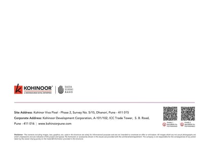 Kohinoor Viva Pixel Brochure Image 63