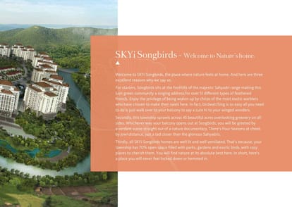 Skyi Aria Heights - Songbirds Brochure Image 3