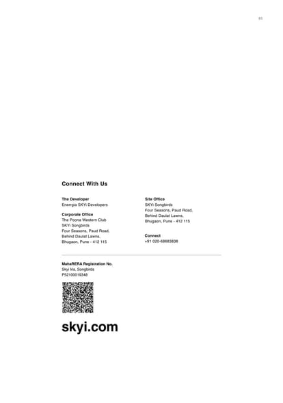 Skyi Songbirds Brochure Image 85