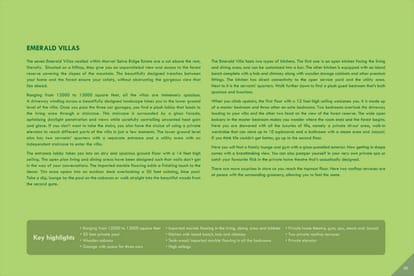 Marvel Selva Ridge Estate Brochure Image 25