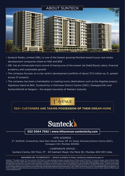 Sunteck 4th Avenue Brochure Image 6