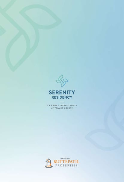 Buttepatil Serenity Residency Brochure Image 1