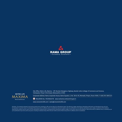 Rama Metro Life Maxima Brochure Image 21