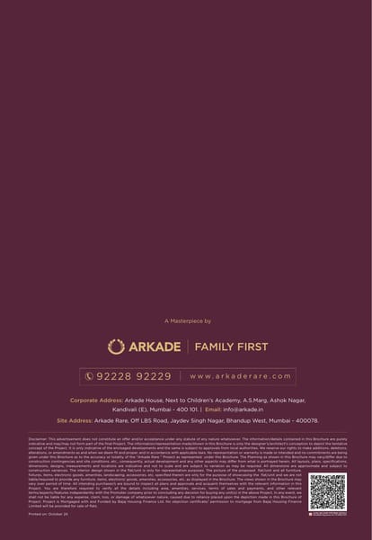 Arkade Rare Brochure Image 33