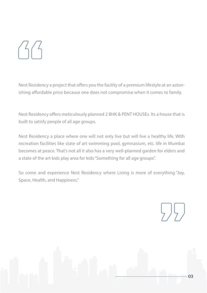 Nest Residency Brochure Image 3