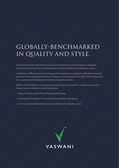 Vaswani Bel Air Brochure Image 12