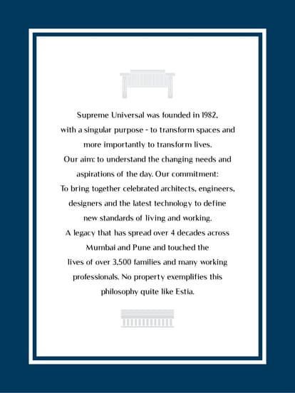 Supreme Estia Brochure Image 2