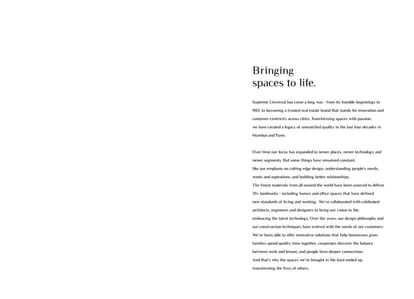 Supreme Towers Brochure Image 2