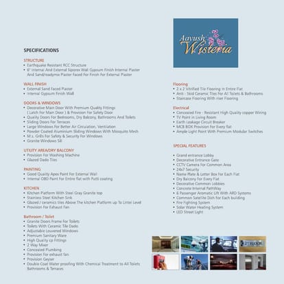 Aayush Wisteria Brochure Image 9