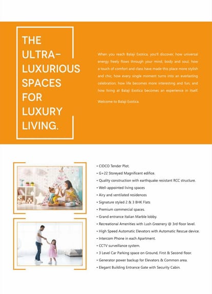Balaji Exotica Brochure Image 2