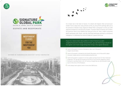 Signature Global Park Brochure Image 2