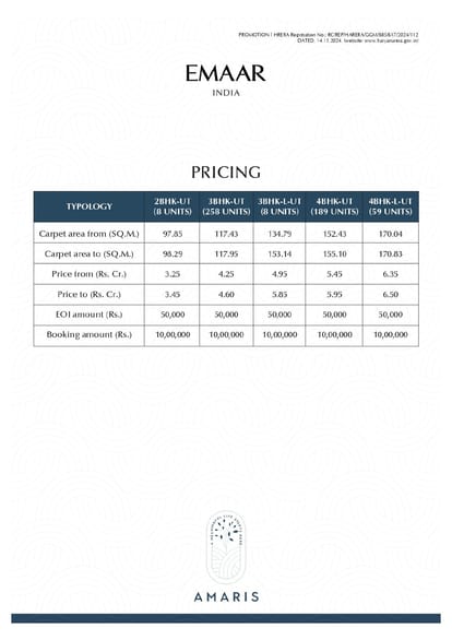 Emaar Amaris Brochure Image 30
