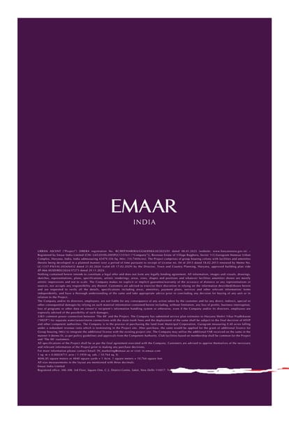 Emaar Urban Ascent Brochure Image 33