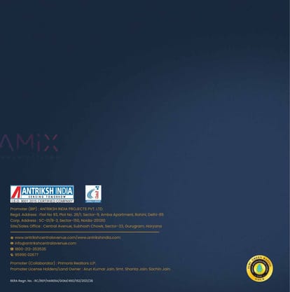 Antriksh Central Avenue Brochure Image 2