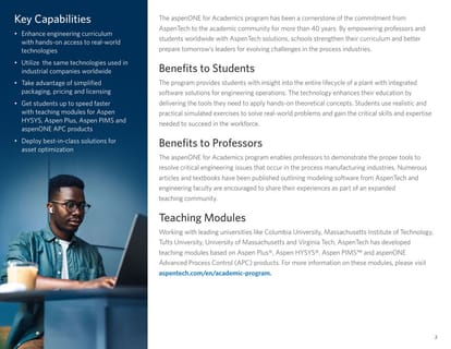 Aspen One Brochure Image 2