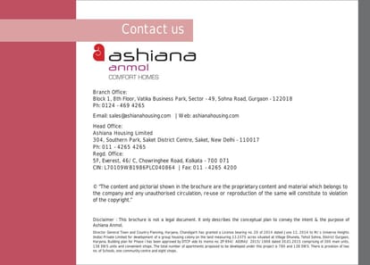 Ashiana Anmol Brochure Image 14