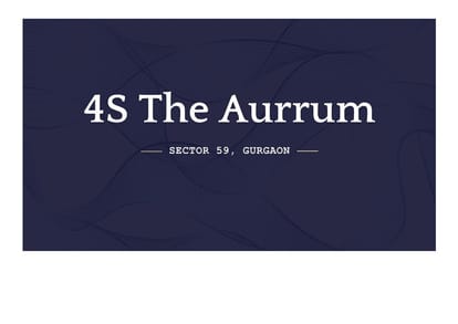 4S The Aurrum Brochure Image 1