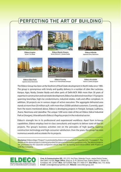 Eldeco Edge Brochure Image 8