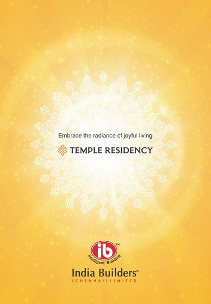 India Temple Residency Brochure Image 1