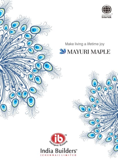 India Mayuri Maple Brochure Image 1