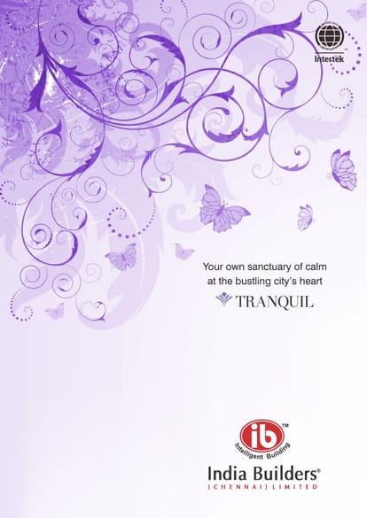 India Tranquil Brochure Image 1