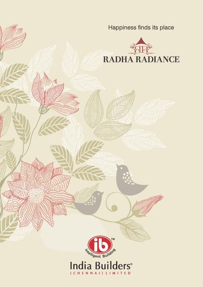 India Radha Radiance Brochure Image 1
