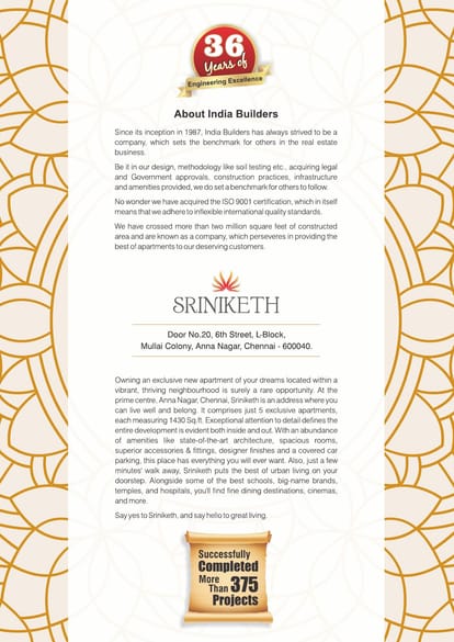 India Sriniketh Brochure Image 2