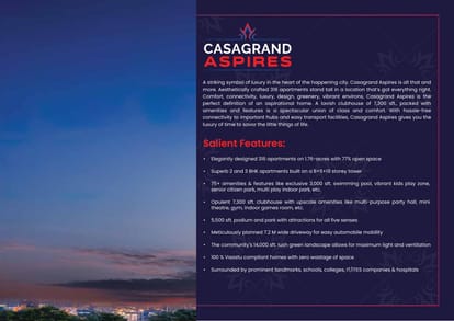 Casagrand Aspires Brochure Image 5