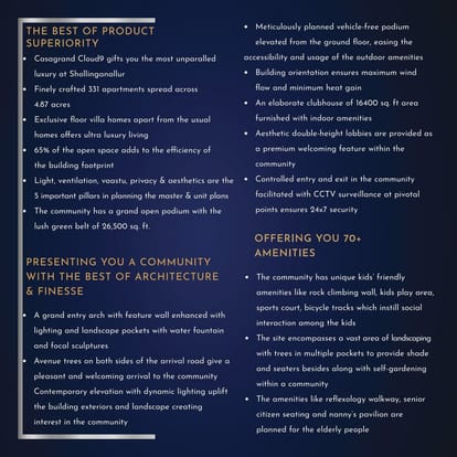 Casagrand Cloud 9 Brochure Image 16