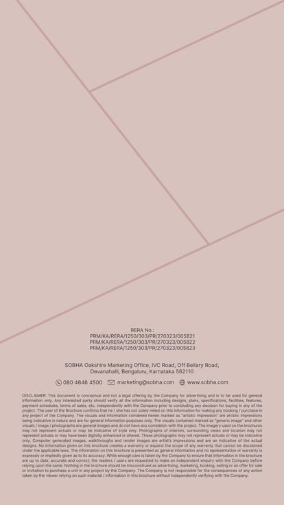 Sobha Oakshire Brochure Image 14