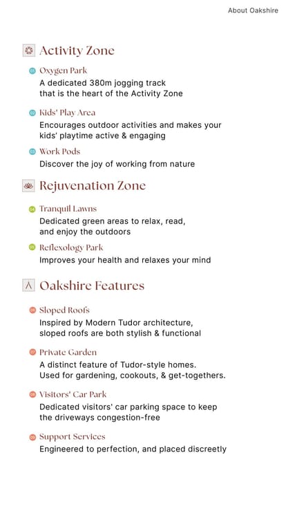 Sobha Oakshire Brochure Image 7