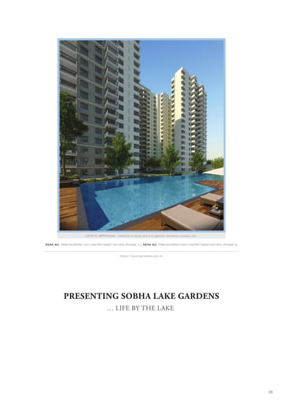 Sobha Lake Garden Brochure Image 3
