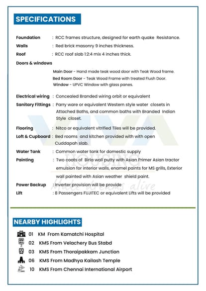 Viva Vilas & Vikas Brochure Image 6