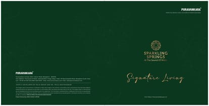 Purva Sparkling Springs Brochure Image 1
