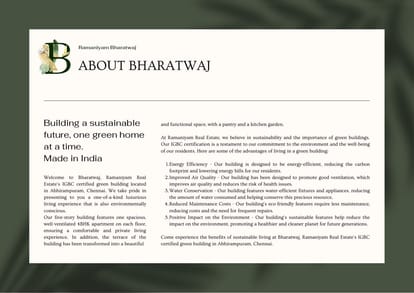 Ramaniyam Bharadwaj Brochure Image 7