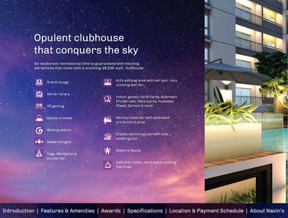 Navin's Starwood Towers Brochure Image 8
