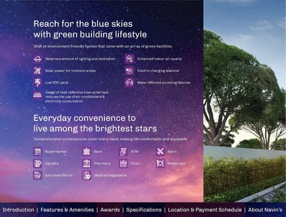 Navin's Starwood Towers Brochure Image 12