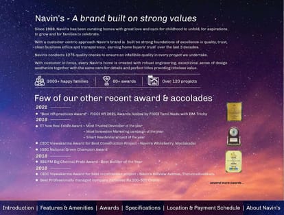 Navin's Starwood Towers Brochure Image 18