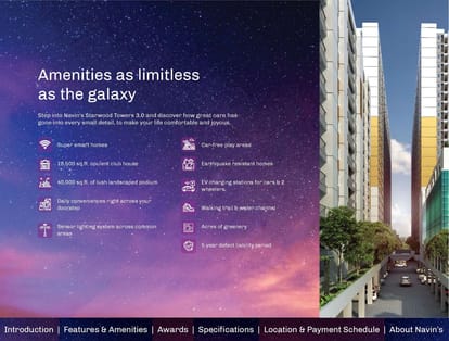 Navin's Starwood Towers Brochure Image 4